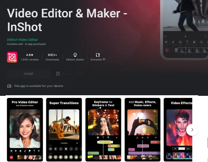 inshot app - video Banane wala app edit