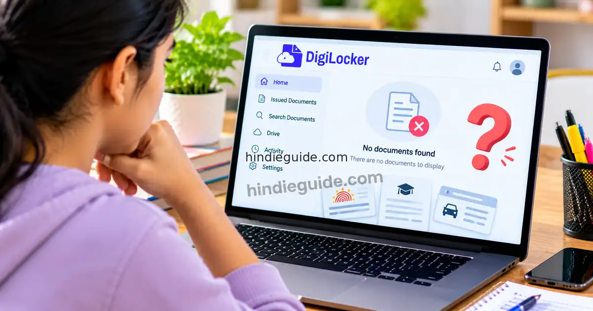 DigiLocker में डॉक्यूमेंट नहीं दिख रहा तो क्या करें?